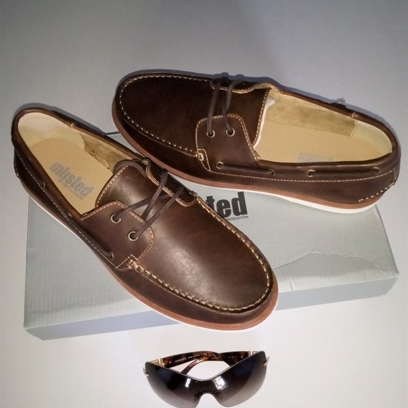60% OFF ~ NIB Kenneth Cole Men's Santon Loafer and Shoe in Brown 11 MSRP: $128 - Picture 8 of 8